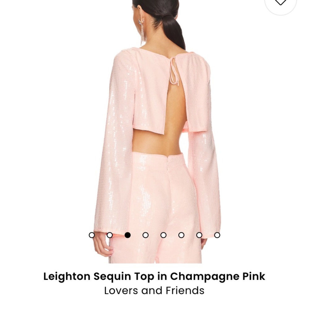 Leighton Sequin Top in Champagne Pink
Lovers and Friends